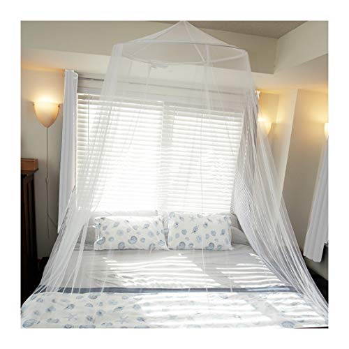  Extra Large Mosquito Net Premium Quality For Single To Cal King Size Beds + Cribs, Conical Netting, Spacious Bed Canopy: Extra Wide And Long, Indoor Outdoor Use, Ideal Travel Net