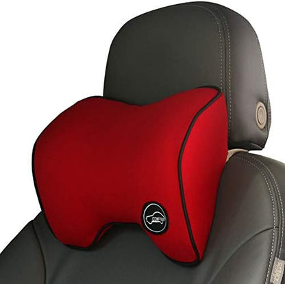  ICOMFYWAY Car Neck Support Pillow For Neck Pain Relief When Driving,Headrest Pillow For Car Seat With Soft Memory Foam – Black