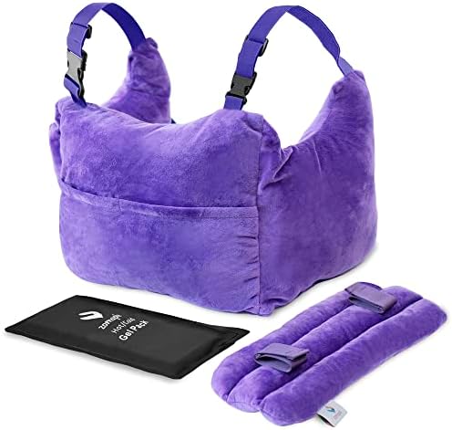  Zomaple Mastectomy Pillow With Strap - Post Surgery Pillow, Breast Pillow For After Heart Surgery, Breast Reduction & Augmentation Patients - Heart Pillow For Sleeping, Recovery & Seatbelt Protection