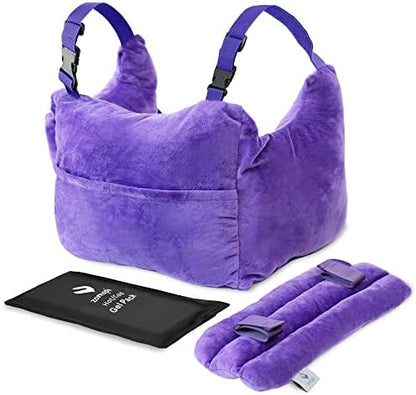  Zomaple Mastectomy Pillow With Strap - Post Surgery Pillow, Breast Pillow For After Heart Surgery, Breast Reduction & Augmentation Patients - Heart Pillow For Sleeping, Recovery & Seatbelt Protection
