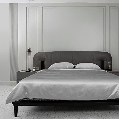  CloverSilk 22 Momme Silk Duvet Cover, 100% Mulberry Silk Comforter Quilt Cover With Zipper Closure, Ultra Soft, Durable, 1pc Duvet Cover Only - King Size, Champagne