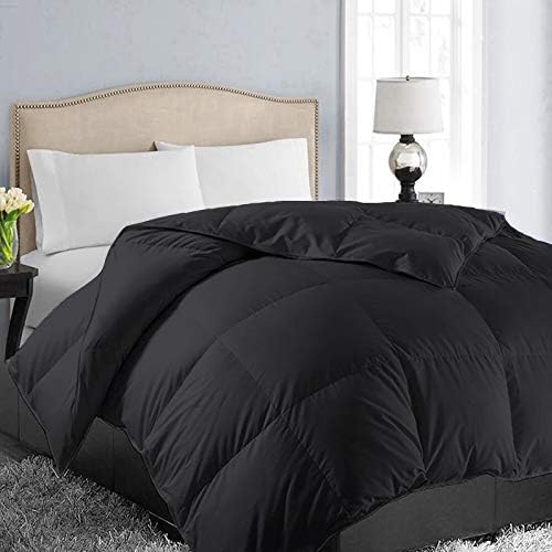  All Season Queen Size Soft Quilted Down Alternative Comforter Reversible Duvet Insert With Corner Tabs,Winter Summer Warm Fluffy,White,88x88 Inches