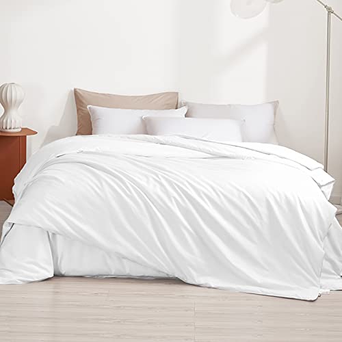  Silk Comforter For Summer With Cotton Shell, Silk Filled Comforter,Silk Quilt, Silk Duvet -Ultra Soft, Light Weighted-100% Top Grade Mulberry Silk, King Size, White