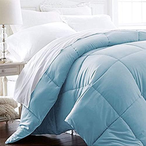  Beckham Luxury Linens Full/Queen Size Comforter - 1600 Series Down Alternative Home Bedding & Duvet Insert - Slate Gray