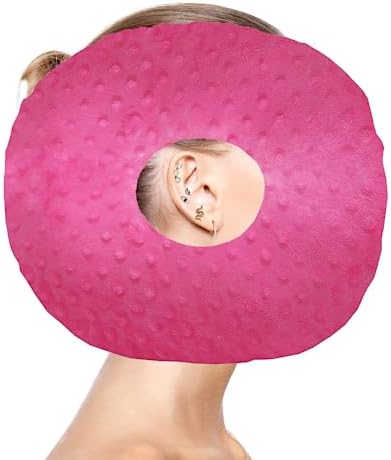  Coceyese Ear Piercing Pillow For Side Sleepers With Ear Hole, Donut Pillow For CNH And Ear Pain Ear Inflammation Pressure Sores, Ear Guard Pillow…