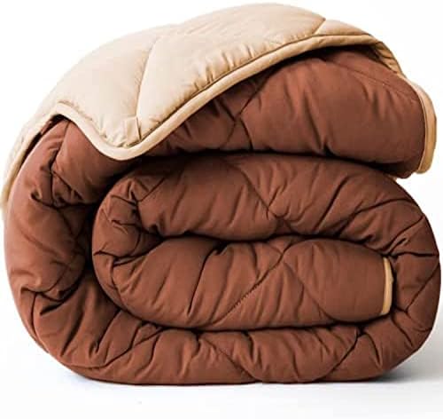  All Seasons Twin/Twin XL Down Alternative Reversible Comforter - Breathable Extra Long Premium Soft Microfiber - Gray Duvet Cover Insert