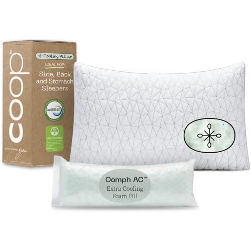  Eden Pillow Queen Size Bed Pillow For Sleeping - Medium Soft Memory Foam Pillows Cooling Gel - Back, Stomach And Side Sleeper Pillow - CertiPUR-US/GREENGUARD Gold