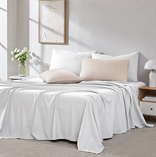  Southshore Fine Linens® - Vilano® Springs - Pair Of Pillow Cases, Bone, King