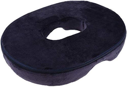  FRECI Donut Cushion Seat Cushion | Pain Relieve Pillow For Hemorrhoid, Pregnancy, Post Natal, Post Surgery, Sciatica - Navy
