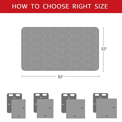  Waterproof Blanket Dog Bed Cover With Non-Skid Bottom, Couch Cover For Dogs, Mattress Protector Furniture Protector, Bed Couch Sofa(52" X 82") Grey