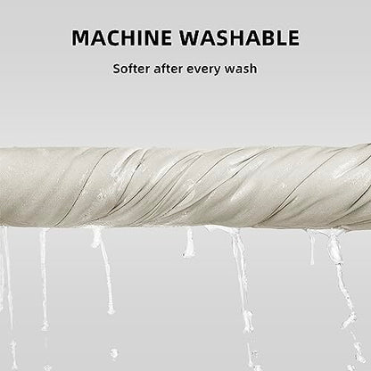  SONORO KATE 100% French Pure Linen Sheets, Breathable And Durable Line King Size Sheets, Anti-Tear Line Bed Sheets, Machine Washable, 16 Inch Deep Pocket - 4 Piece (Natural Linen, King)