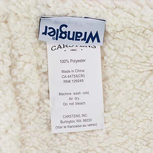  NC Wrangler Running Horse Country Sherpa Fleece Throw Blanket, Brown, One Size