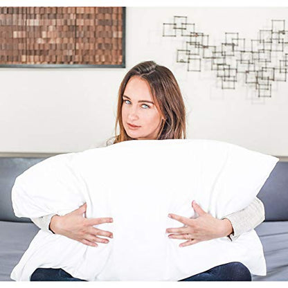  Modern Standard/Queen Bamboo Pillowcases | 100% Pure Viscose | Set Of 2 | Breathtakingly Soft