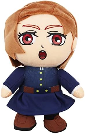  JUST FUNKY Jujutsu Kaisen Full Size Demon Corps Plush | 9” Tall | Featuring Nobara Kugisaka| Home Decor | Plush Pillow For 14+