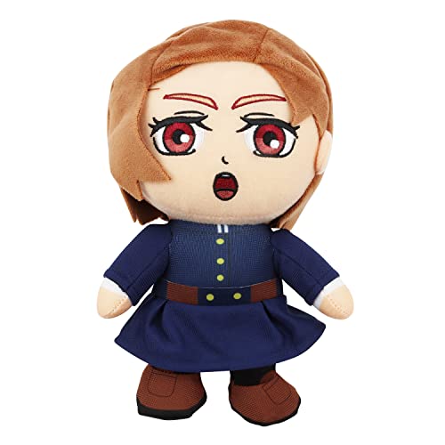  JUST FUNKY Jujutsu Kaisen Full Size Demon Corps Plush | 9” Tall | Featuring Nobara Kugisaka| Home Decor | Plush Pillow For 14+