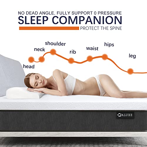  3 Inch Gel Memory Foam Mattress Topper Twin XL Size High Density Cooling Pad Pressure Relief Bed Topper (with Removable & Washable Bamboo Cover)