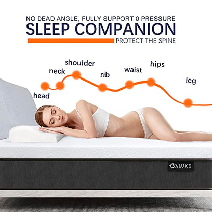  3 Inch Gel Memory Foam Mattress Topper Twin XL Size High Density Cooling Pad Pressure Relief Bed Topper (with Removable & Washable Bamboo Cover)