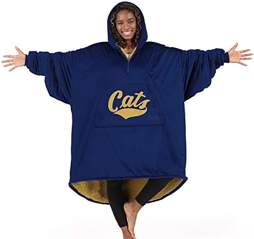  Riginal Quarter-Zip | University Of Florida Logo & Insignia | Oversized Microfiber & Sherpa Wearable Blanket With Zipper, Seen On Shark Tank, One Size Fits All
