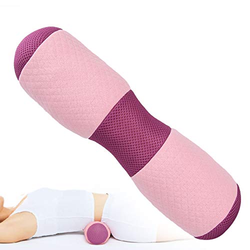  Yoga Bolster Pillow Yoga Waist Pillow Lumbar Vertebra Pelvis Correction Bolster Cushion Memory Foam Block
