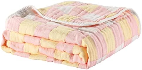  Baby Muslin Blankets Neutral Cotton Receiving Swaddle Blanket, Large Baby Quilts For Girls Boys. Also For Newborn Nursing Cover, Baby Bath Towels, Toddler Blanket For Crib (Grey,White)