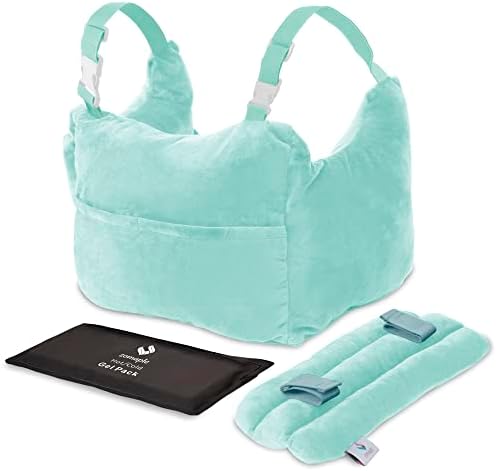  Zomaple Mastectomy Pillow With Strap - Post Surgery Pillow, Breast Pillow For After Heart Surgery, Breast Reduction & Augmentation Patients - Heart Pillow For Sleeping, Recovery & Seatbelt Protection