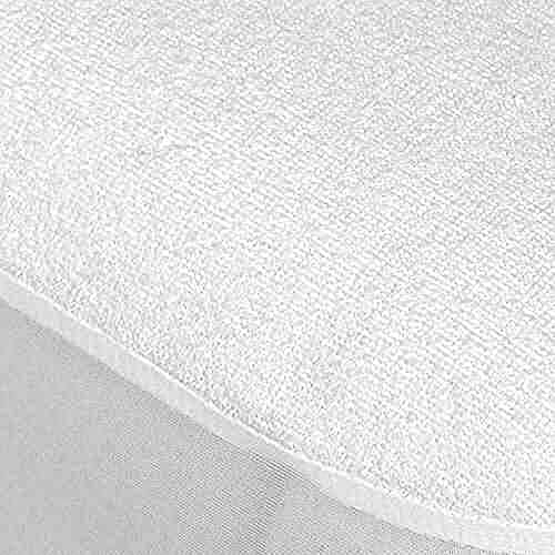  Mattress Protector-RV Short Queen, Premium, Cotton Waterproof Mattress Cover Protectors Fitted Sheet Style Elastic Fitted Mattress Cover Terry Top Surface Fits 15" Deep Pocket, White