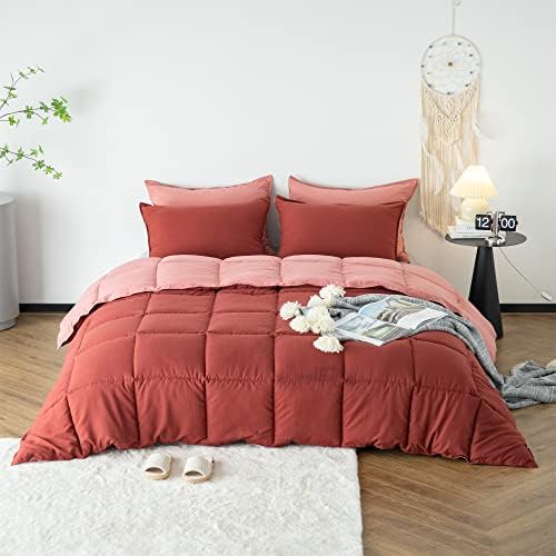 Bedding-Comforter-Set-Duvet-Insert, Soft, Lightweight,Breathable, Blue/Teal, All Season King