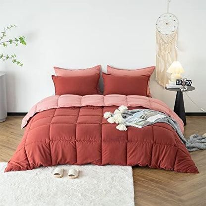 Bedding-Comforter-Set-Duvet-Insert, Soft, Lightweight,Breathable, Blue/Teal, All Season King