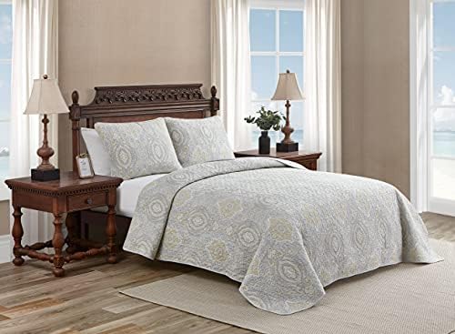 Tommy Bahama - Daybed Set, Cotton Bedding With Matching Shams & Pillow Cover, Lightweight Home Decor For All Seasons (Turtle Cove Caribbean Blue, Daybed)