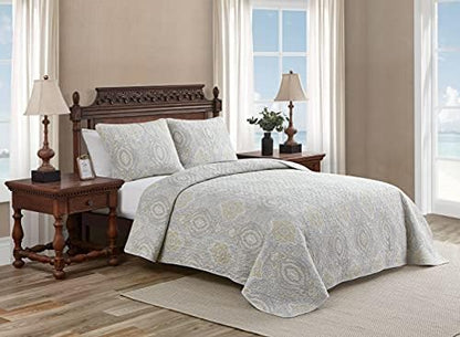 Tommy Bahama - Daybed Set, Cotton Bedding With Matching Shams & Pillow Cover, Lightweight Home Decor For All Seasons (Turtle Cove Caribbean Blue, Daybed)