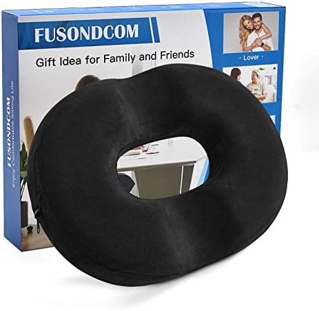  Donut Pillow Seat Cushion For Tailbone Pain Hemorrhoid Butt Donut Car Seat Cushion For Office Chair,Orthopedic Memory Foam Sitting Pillow Butt Cushion For Coccyx Sciatica Pregnancy Pressure Relief