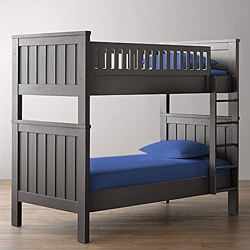  Jersey Bed Sheet Set Twin, 3 Pc Bed Sheets With Up To 10" Deep Pocket,Ultra Soft Comfortable,All Season T-Shirt Sheets Bedding,Navy Blue