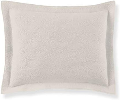  Vienna Matelasse Coverlet Or Sham | Luxury Bedding | Soft, Cotton | Classic Design In Beautiful Neutral Colors… (White, Coverlet Twin)