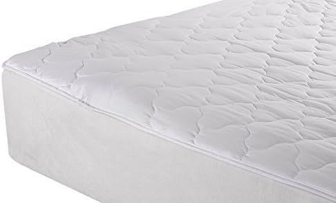  College Dorm Twin Extra Long Quilted Mattress Pad Cotton Polyester