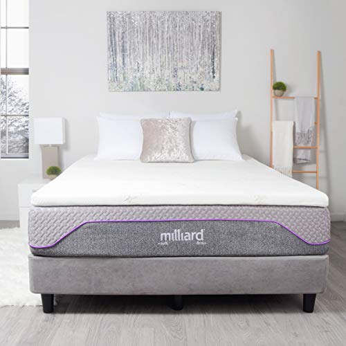  Gel Memory Foam Mattress Topper – 2 Inches Thick With Premium 2.5 Pound Density And A Cover That’s Removable And Washable (King)