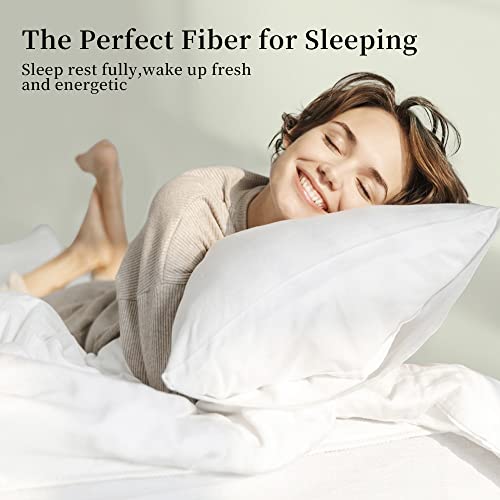  100% Egyptian Cotton Sheets Queen Size,1000 Thread Count Luxury Heavy Bed Sheets Set,Very Smooth Soft With 18" Deep Pocket Sheets 4 Pc Set (White, Queen)