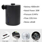  Electric Air Mattress Pump For Inflatables, 4000mAh Rechargeable Air Pump With 3 Nozzles, Portable Inflator Pump