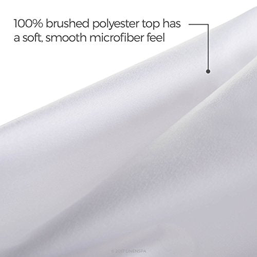  Mattress Protector Twin - Five Sided Twin Mattress Protector Waterproof Mattress Cover – Soft Breathable Bed Protector - Fitted Sheet Style - Deep Pocket Up To 14”