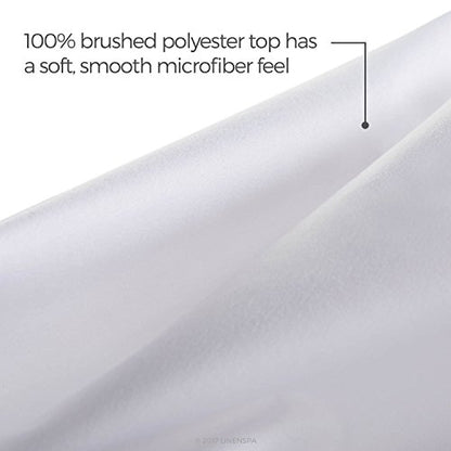  Mattress Protector Twin - Five Sided Twin Mattress Protector Waterproof Mattress Cover – Soft Breathable Bed Protector - Fitted Sheet Style - Deep Pocket Up To 14”