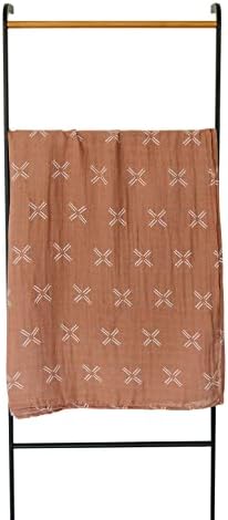  Mebie Baby Daisy Dream Muslin Swaddle, Modern And Neutral Swaddle Blanket For Baby Girl Or Boy, Soft Baby Blankets, Newborn Swaddle Blanket, 0-3 Month, Comfy Wrap, Baby Essentials & Gifts