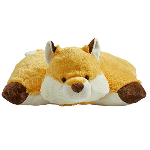  Pillow Pets Originals Stuffed Animal Plush Toy 18", Playful Penguin & Original, Wild Fox, 18" Stuffed Animal Plush Toy