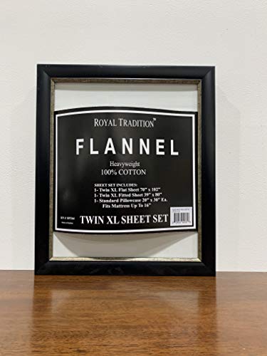  Heavyweight Flannel, 100-Percent Cotton Twin Extra Long XL 3PC Bed Sheets Set, Polka Dots Print, 170 GSM
