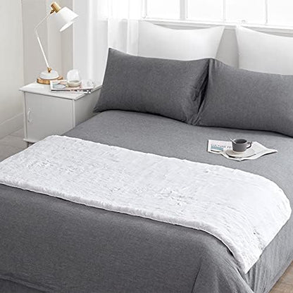  Chunky Bunny - Coma Inducer® End Of Bed Runner - King - White