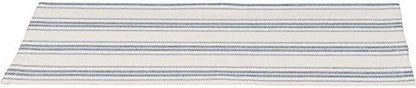  By Raghu 90x94 (tie Closure) Grain Sack Solid Colonial Blue-Cream Duvet Cover,Queen,DQ165014
