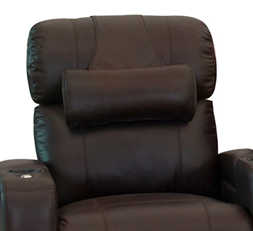  Octane Seating OCT BR Octane Brown Leather Head And Neck Pillow