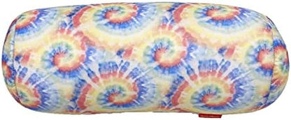  Bookishbunny Microbead Cylindrical Bolster Roll Pillow 14" X 6" (Daisy-Navy)