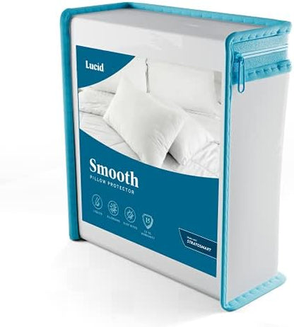  Premium Hypoallergenic 100% Waterproof Mattress Protector - Universal Fit, Cotton Terry Top, Full, White