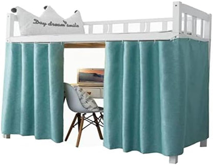  Qubanda Dorm Home Solid Thicken Bunk Blackout Bed Curtains Cloth Bed Canopy Students Single Sleeper，2panel