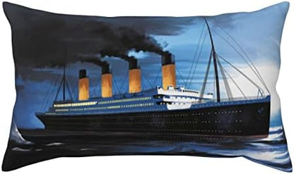  1 Pack Titanic Pillow Covers Super Soft Rectangle Decorative Throw Pillowcase With Envelope Closure Wrinkle Fade And Stain Resistant 20x30