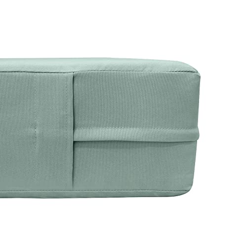  PROLINEMAX Style6 Full Size 4PC Knife Edge Outdoor Daybed Mattress Bolster Pillow Fitted Sheet Slip Cover ONLY AD002